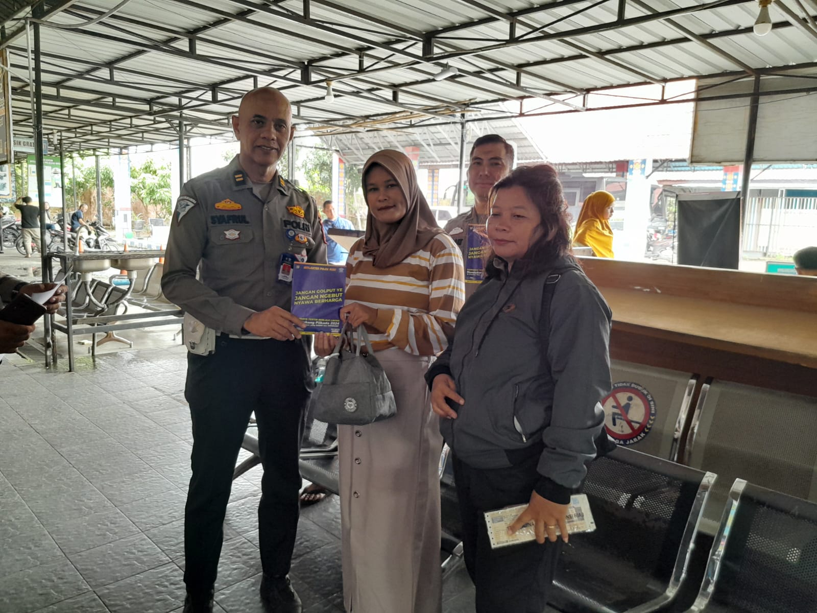 TIM COOLING SYSTEM DITLANTAS POLDA RIAU EDUKASI PEMOHON CEK FISIK KENDARAAN