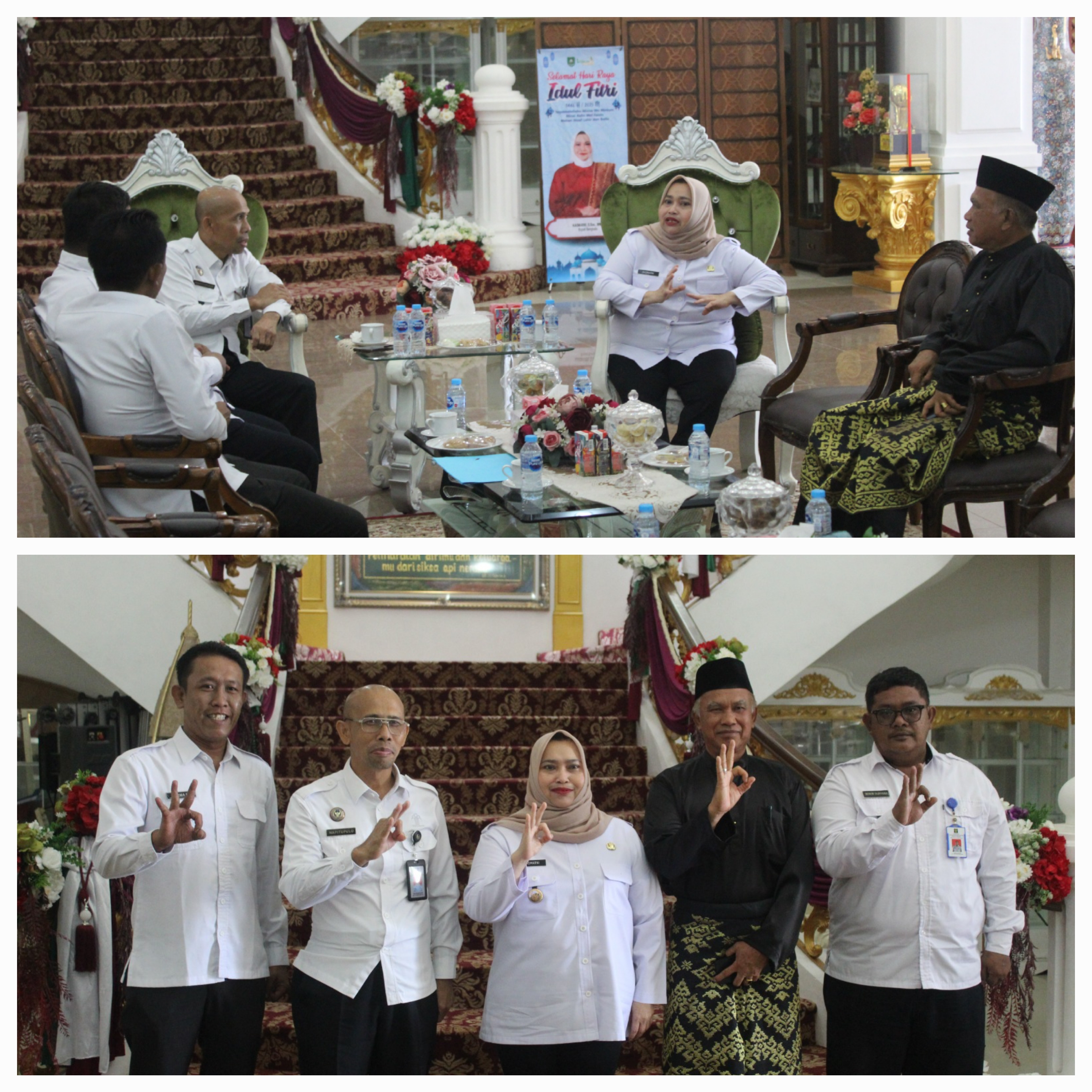 Kalapas Bengkalis Kriston Napitapulu Silaturahmi Bersama  Bupati Bengkalis 