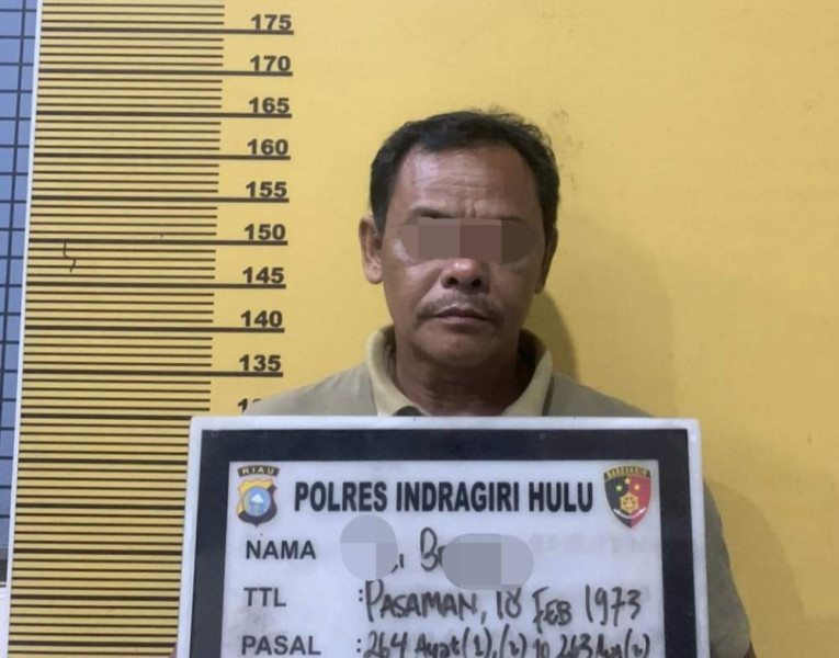 Diduga mengantongi ijazah palsu Kades Pasir Ringgit Diamankan Polres Inhu