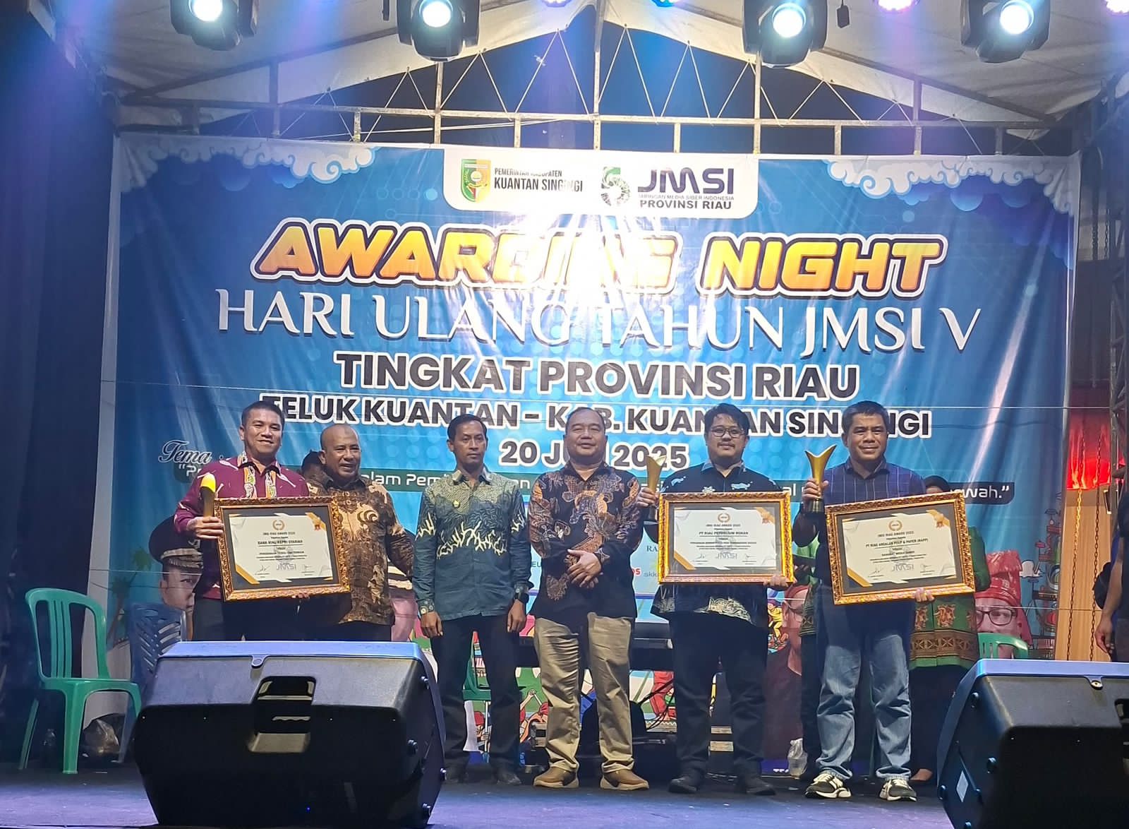Riau Petroleum Rokan Raih Penghargaan Mitra Strategis di JMSI Riau Award 2025