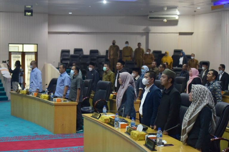 Paripurna Mou KUA-PPAS Kampar Tahun 2021 Resmi Ditandatangani Ketua DPRD