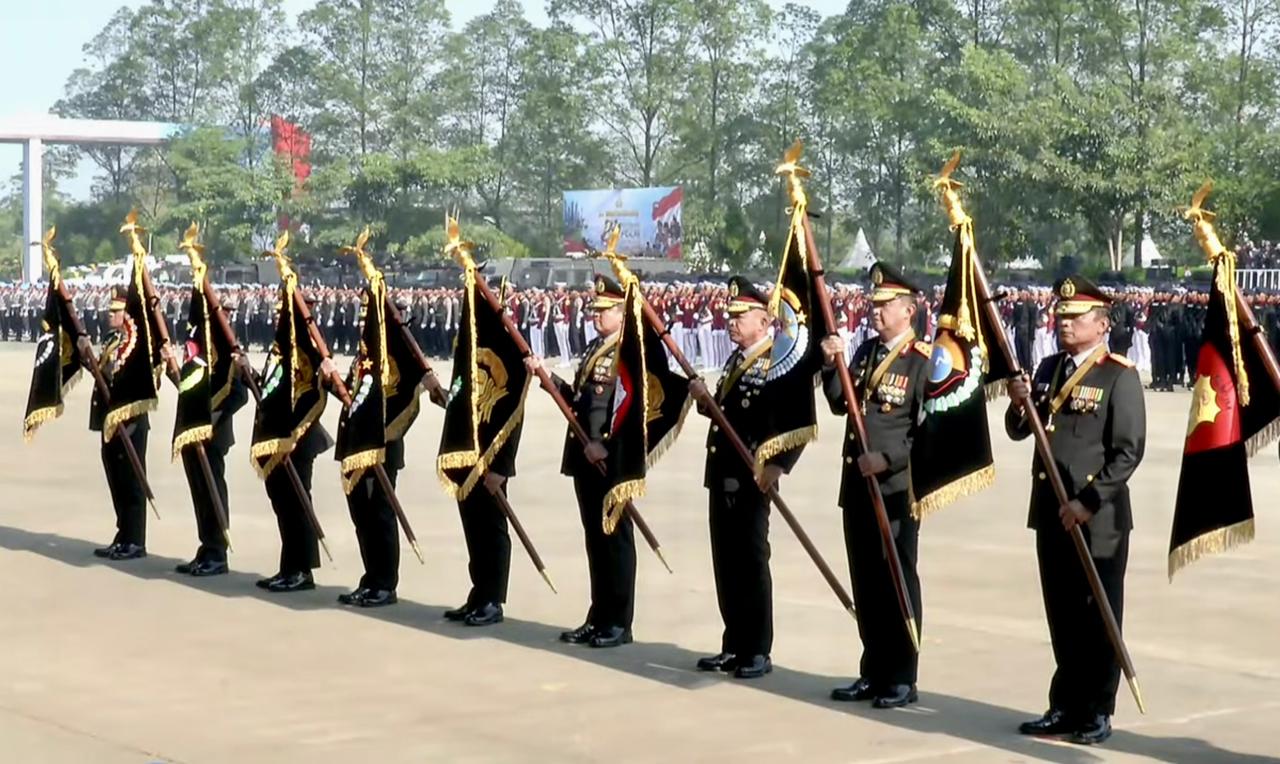 Presiden Prabowo Beri Nugraha Sakanti kepada Polda Riau