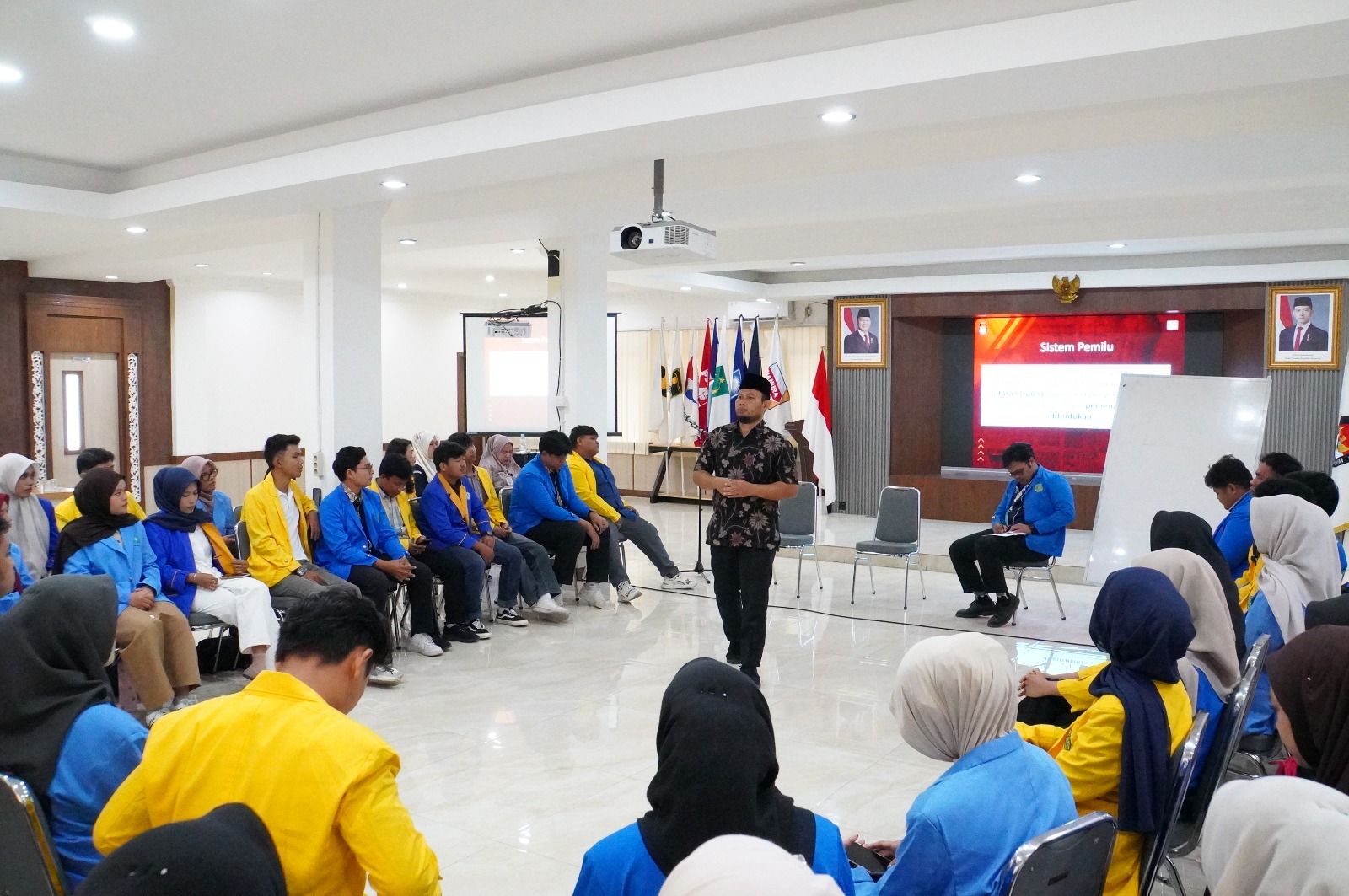 KPU Provinsi Riau Lanjutkan Sekolah Pemilu Hijau, Mahasiswa Dalami Sistem Pemilu dan Demokrasi Berke