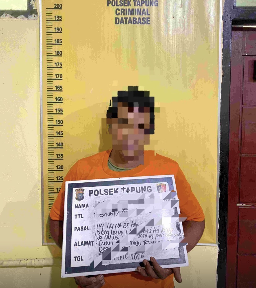 Polsek Tapung Tangkap Narkoba, Warga Desa Sumber Makmur Apresiasi Kinerja Polisi