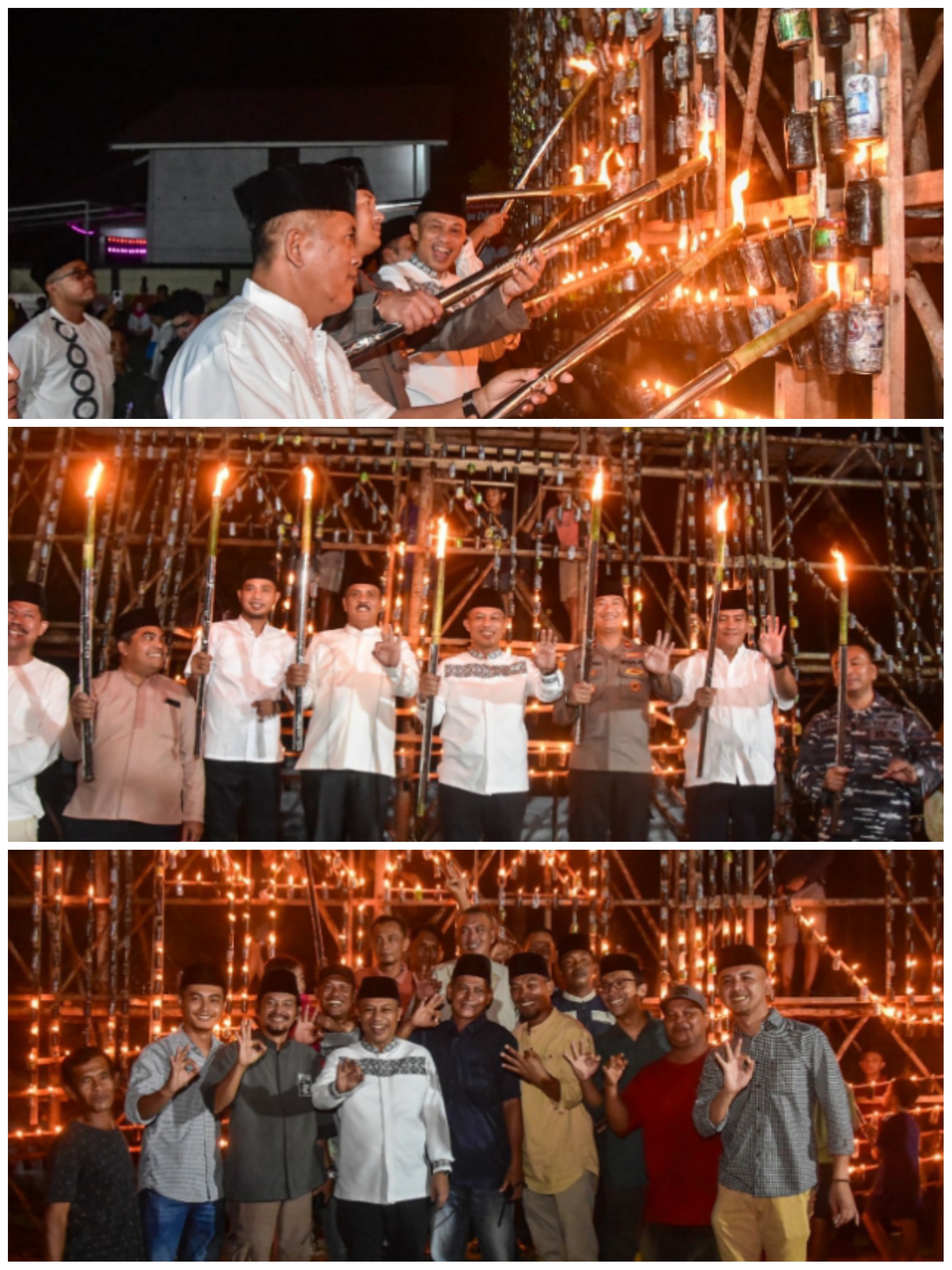 Bupati Bengkalis Membuka Secara Resmi Festival Lampu Colok 27 Likur 2025
