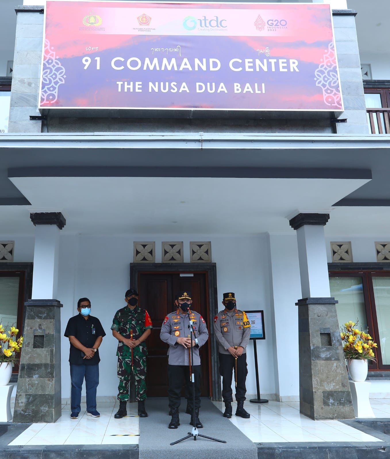 Kapolri Tinjau 91 Command Center di Bali Untuk Pastikan Pengamanan Event Internasional