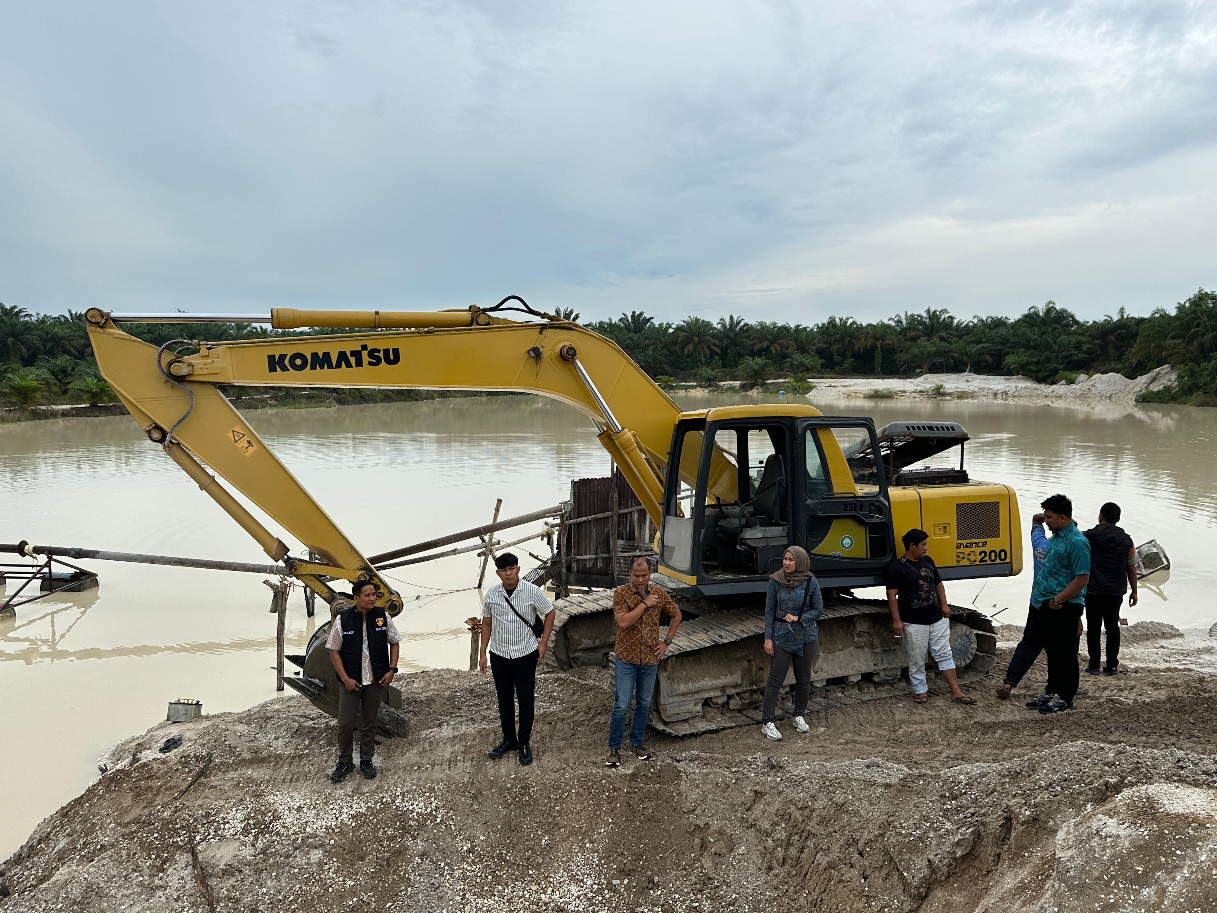 Kapoleres Kampar Tidak Akan Berhenti Melakukan Penegakan Hukum Pada Ilegal Mining