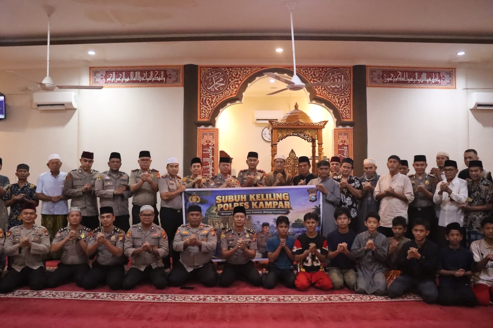 Wujudkan Polisi Bersama Masyarakat, Wakapolres Kampar Ajak Warga Saring Sebelum Sharing Lawan Hoaks