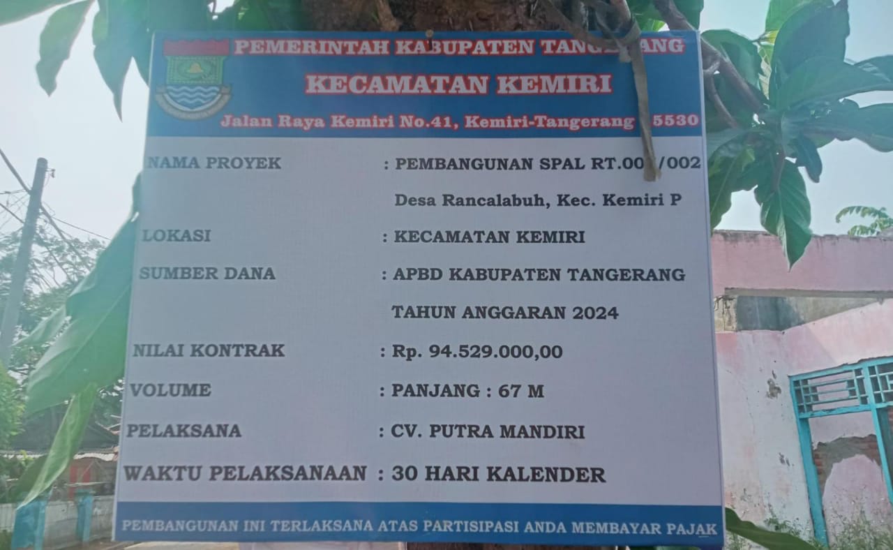 Pembangunan SPAL U-ditch Rancalabuh diduga Tidak Sesuai Spesifikasi Teknis