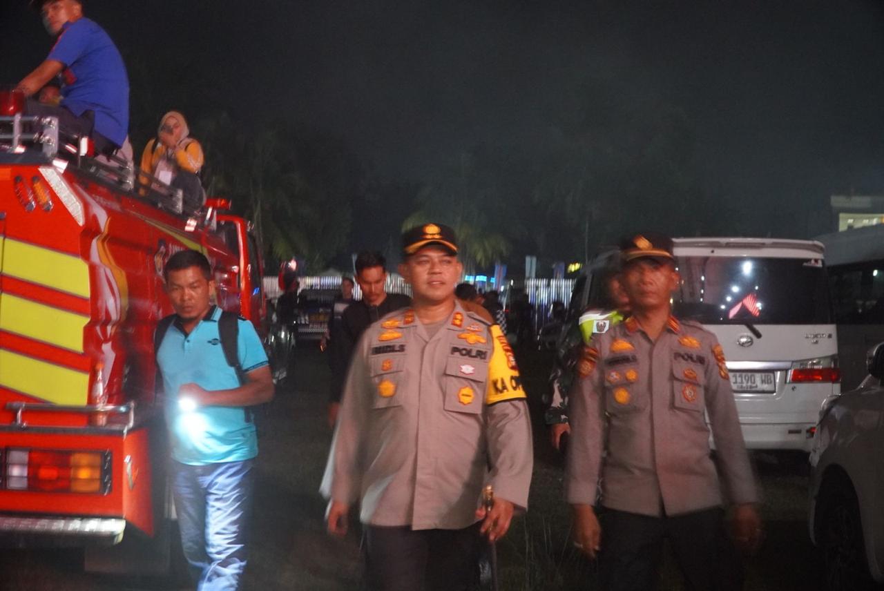 Kapolres Rokan Hulu AKBP Budi Setiyono SIK MH Pimpin  Patroli BUE LIGHT Skala Besar