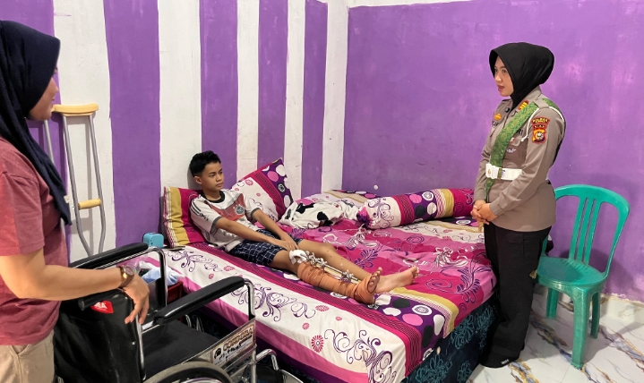 Jumat Berkah Satlantas Polres Kampar, Wujud Kepedulian dan Empati kepada Korban Kecelakaan Lalu Lint
