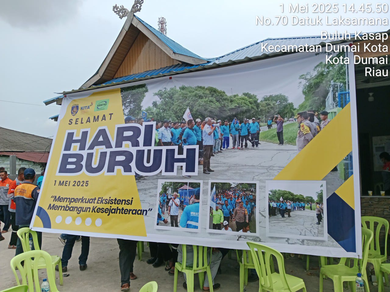 SBSI. DUMAI Meriahkan May Day.