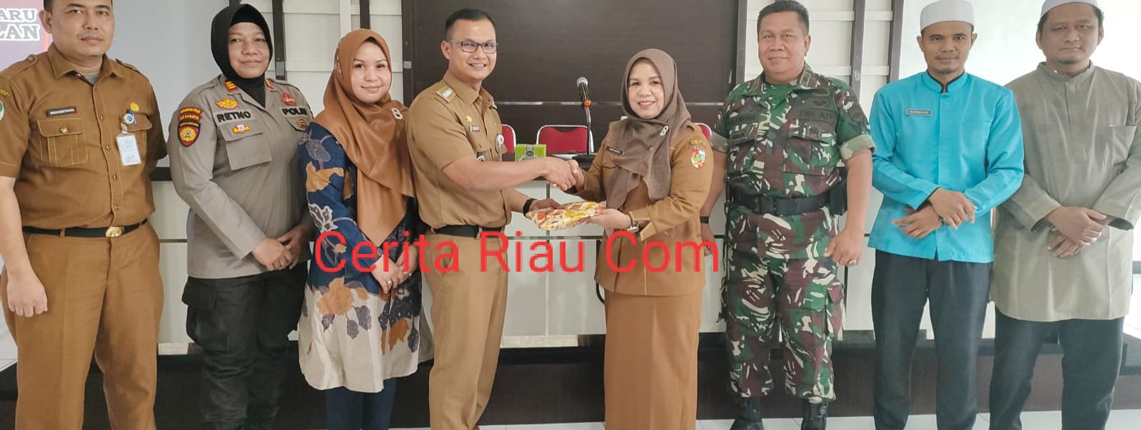 Sambut Ramadan, Pemcam Senapelan Silaturahmi Bersama Masyarakat