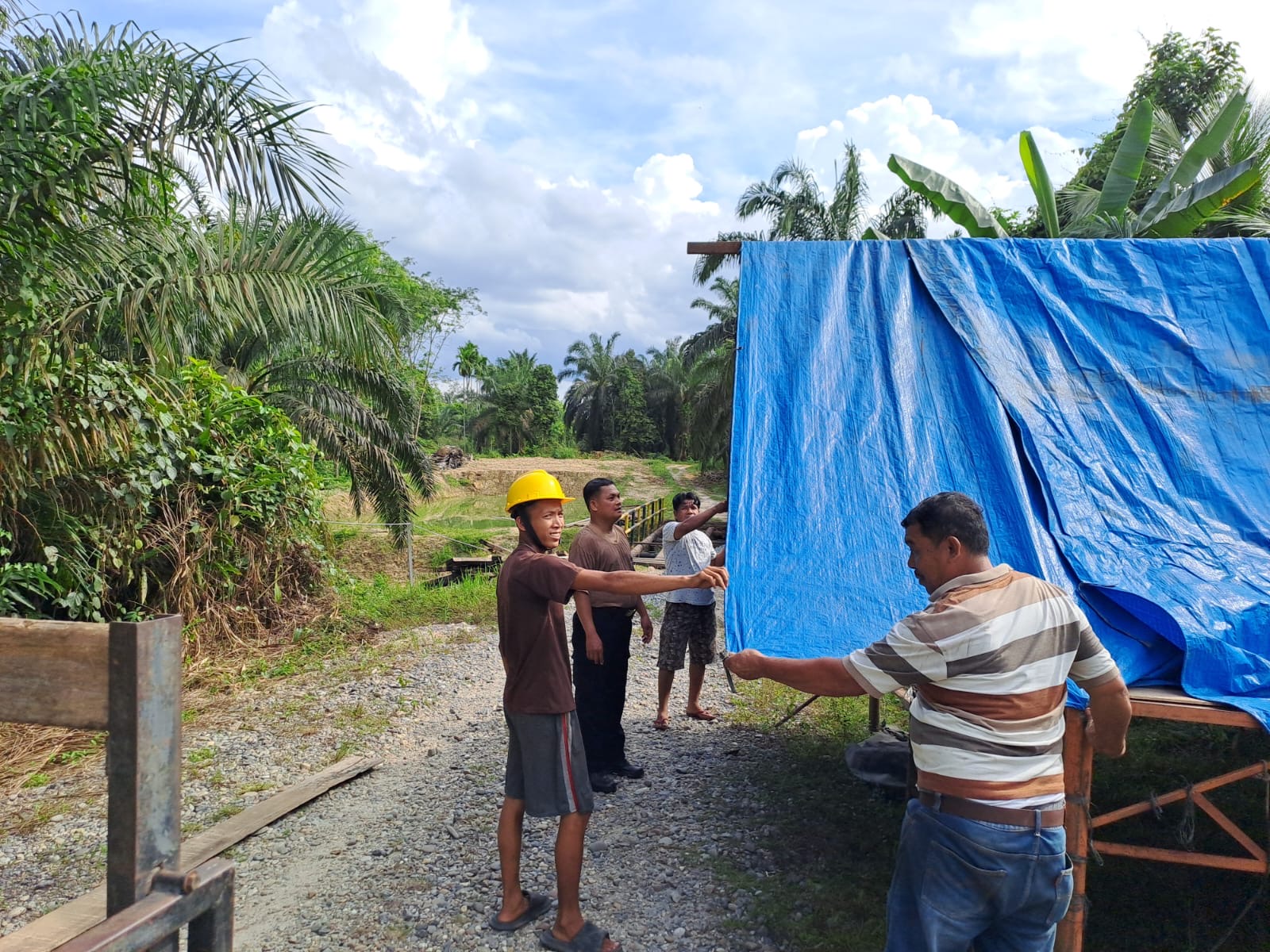 Pembangunan Jembatan Sei Silam di Pulau Jambu Capai 5 Persen, Warga Sambut Antusias