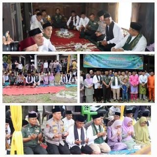 Danrem 031/ WB, Bersama Gubernur Riau dan Kapolda Riau, Ikut Rayakan Hari Raya Enam