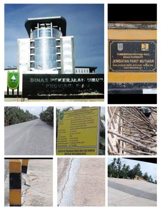 Dua Proyek Miliaran Retak Di Inhil, Konsultan Akui Salah Dari Awal, PT Nagamas Mitra Usaha Disorot