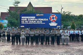 Polres Bengkalis Gelar Upacara Peringatan Hari Sumpah Pemuda ke-98 Tahun 2026, Perkuat Semangat Pers