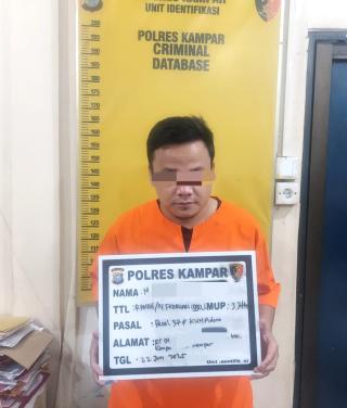 Satreskrim Polres Kampar, Amankan Pelaku Penggelapan Mobil Dengan Modus Jual Beli Mobil