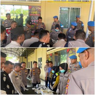 Polres Kampar Perketat Pengawasan Internal, Wakapolres Pimpin Tes Urine Mendadak, Hasilnya...!