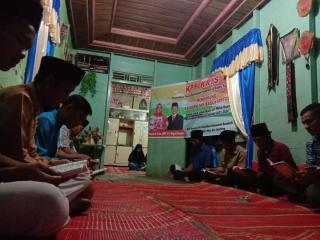 Harapkan Politik Santun di Bengkalis,Relawan Kasmarni-Bagus Gelar Yasinan Bersama