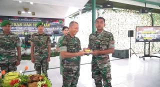  Danpuslatpur Gelar Peringatan Hari Juang TNI AD di Daerah latihan