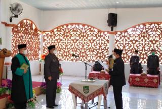 Muhammad Zaki Resmi Dilantik Sebagai Sekda Rohul