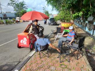 Penertiban Pedagang Satpol PP Bengkalis Dinilai Tebang Pilih, Ketua P-KPK Minta Ada Rasa Keadilan 