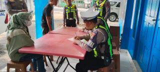 Satlantas Polres Kampar Gelar Patroli dan Teguran Humanis, Tingkatkan Disiplin Berlalu Lintas di Kam