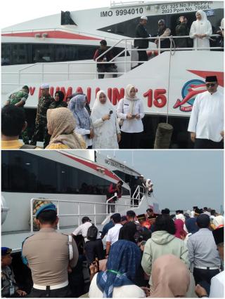 WABUP  LEPAS 438 CALON JAMAAH HAJI  INHIL