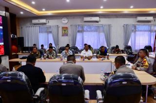 Polresta Pekanbaru Melaksanakan Rapat Koordinasi Lintas Sektoral Ops Keselamatan Lancang Kuning 2024