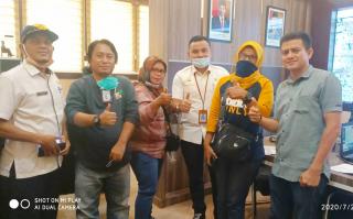 Disambut Hangat Kedatangan Beberapa Pimpinan Media Online,ke Kabid (KTSP) Dishub Kota