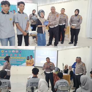 Jelang HUT Lalu Lintas Ke - 70 Ditlantas Polda Riau Gelar Police Goes To Campus di STTP