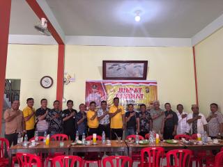 Polres Indragiri Hilir Gelar Jumat Curhat: Pimpinan Iptu Jamaludin, SH Dengarkan Aspirasi Warga