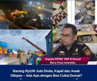 Barang Rp100 Juta Disita, KM Berkat Sepakat-12 Hanya Langgar Administrasi