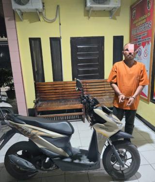 Polsek Tapung Amankan Pelaku Curanmor di Desa Pencuran Gading!