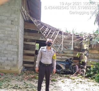 Tiga Rumah Rusak Akibat Hujan Dan Angin Kencang Di Kuansing