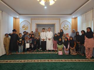 Tapung Hulu Bergema dengan Ayat Alquran, Polsek Gagas Program Magrib Mengaji
