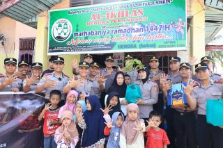 Siswa Setukpa Polri Angkatan 55 Polda Riau Gelar Bakti Sosial di Panti Asuhan Al-Ikhlas Hendra Pekan