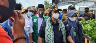 MENTRI LHK RI SITI NURBAYA BESERTA WAMEN DAN KETUM DPP SANTAN TANI KE DUMAI RIAU