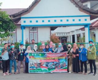 HMRTB,PMII dan HMI MPO cabang Rokan hulu melakukan penggalangan dana untuk Palestina