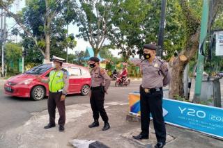 Selama Ramadhan Personel Polres Kampar Lakukan Pengamanan Pasar Tumpah Jelang Buka Puasa