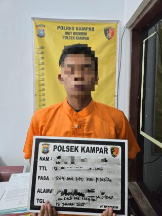 Pemuda di Kampar Ditangkap, Ngaku Beli Uang Palsu Rp. 1 Juta di Facebook!