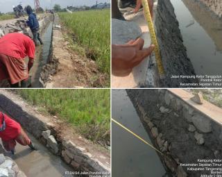 Pemeliharaan Saluran Air Kampung Kelor Terindikasi Kecurangan, Ini Jawaban Kecamatan Septi