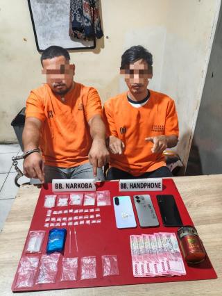 Amankan 37,37 Gram Sabu, Satresnarkoba Polres Kampar Bekuk Pengedar dan Kurir di Kampa