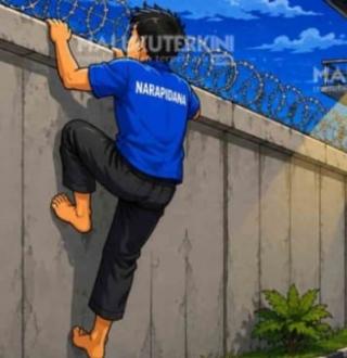 *Lapas Pasir Pengaraian Bentuk Tim Khusus dan Koordinasi dengan APH, Buru Satu Tahanan Kabur Loncat 