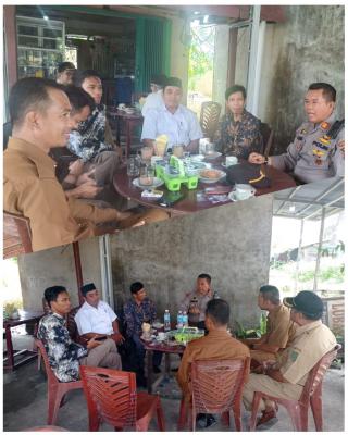 Coffee Morning bersama Forkopimcam dan PPK, Kapolsek Reteh tingkatkan Koordinasi Pemilu