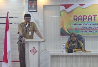 Bupati Inhil Buka Rakor tentang kesehatan jiwa masyarakat.