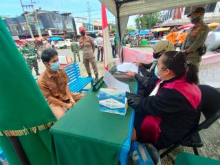 Satgas Penanganan Covid-19 Kab.Kampar Kembali Tindak 46 Pelanggar Protkes di Bangkinang