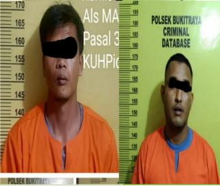 Dua Pelaku Penggelapan Sepeda Motor diamankan Polisi Setelah melakukan Aksi