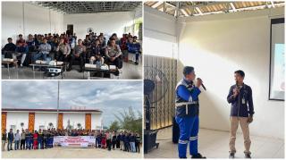 Sosialisasi Safety Driving di Tol Pekanbaru XII Kampar, Dirlantas Polda Riau Dorong Green policing 